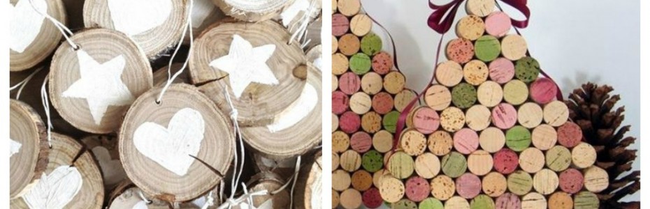 Decoración de Navidad con Materiales Reciclados