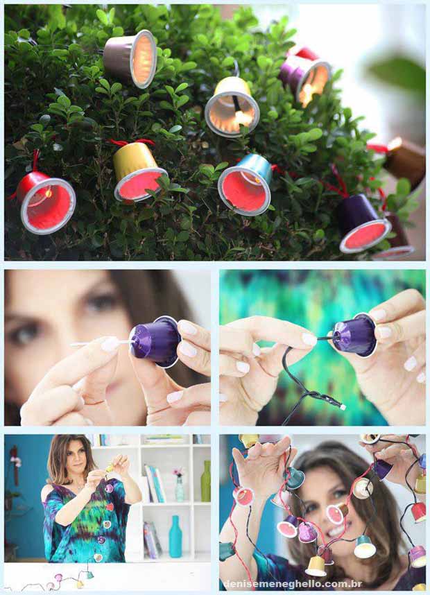 Decoración de Navidad con Materiales Reciclados