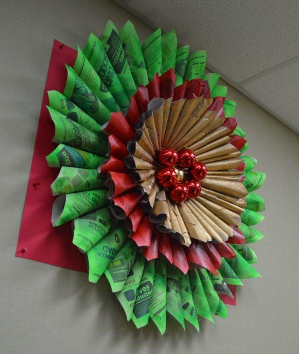 Decoración de Navidad con Materiales Reciclados