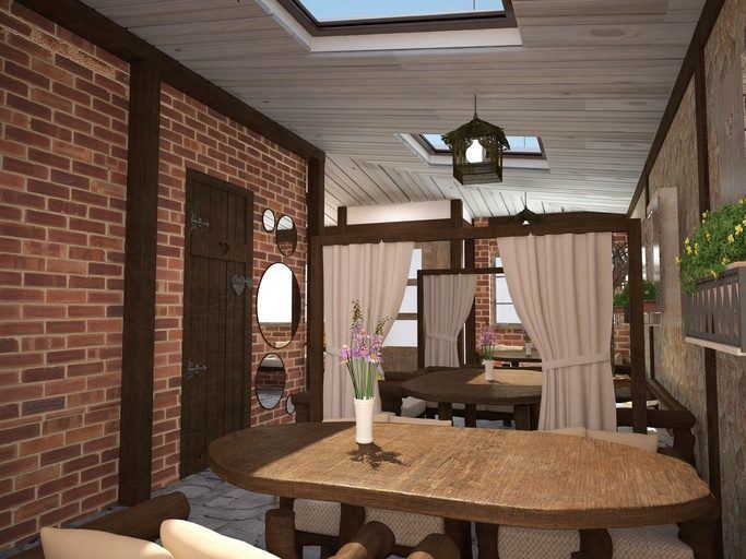 Paredes piedra  muro piedra ladrillo