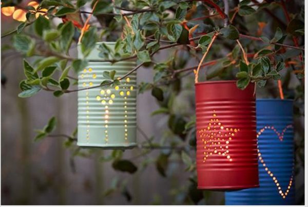 Manualidades con luces LED linterna