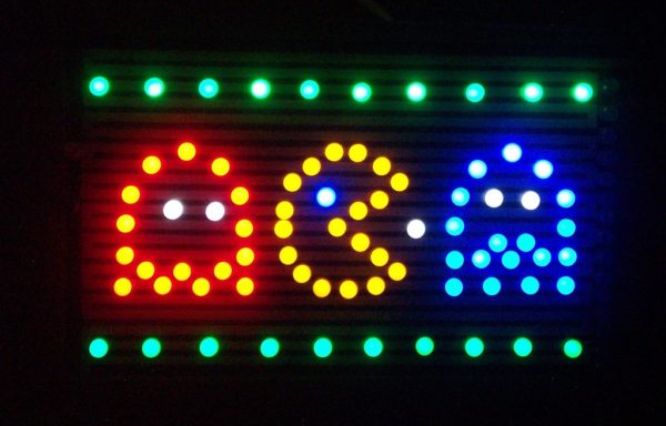 Manualidades con luces LED nevera