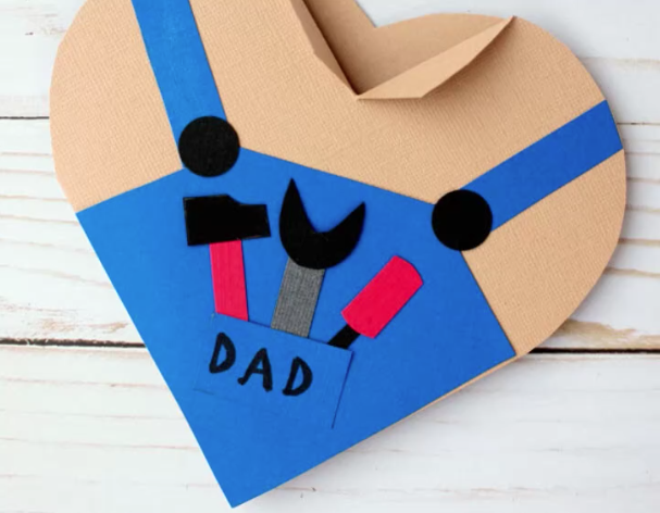 Tarjetas para el día del padre con materiales reciclados manitas papá