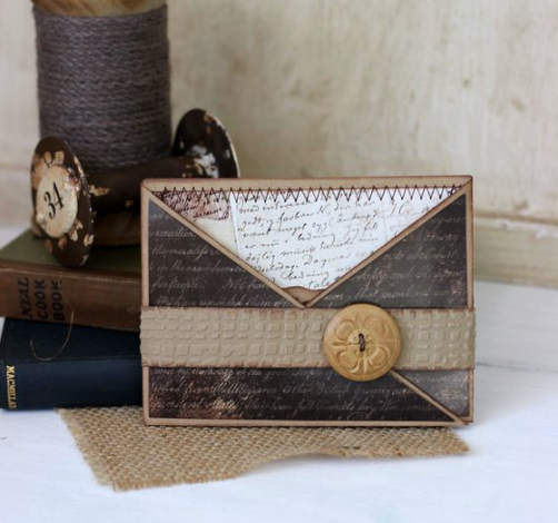 Tarjetas para el día del padre con materiales reciclados sobre cartones