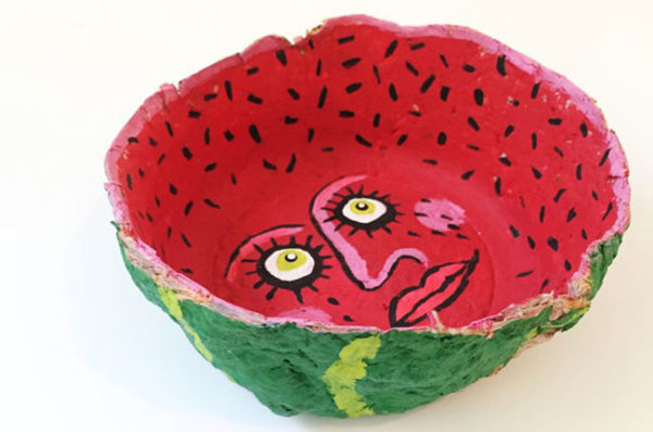 Manualidades para el Día del Padre bol de papel maché