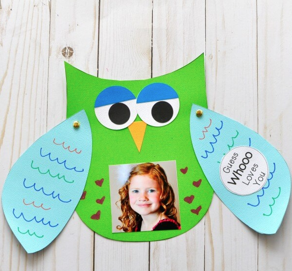 Manualidades para el Día del Padre búho foto