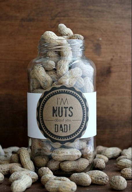Manualidades del Día del Padre para Primaria cacahuetes