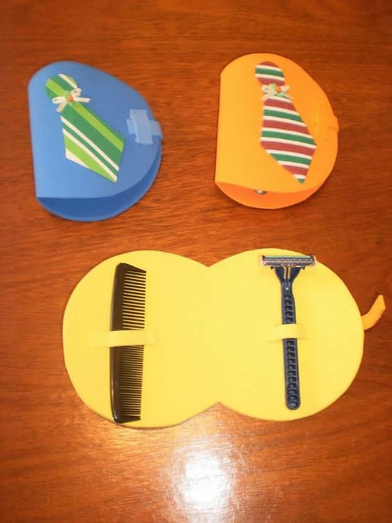 Manualidades para el Día del Padre con Goma Eva neceser