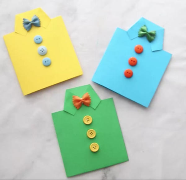 Manualidades para el Día del Padre con Goma Eva camisa