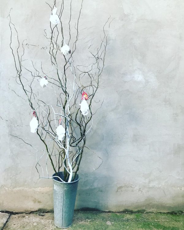 Como hacer arbol navidad ramas largas finas