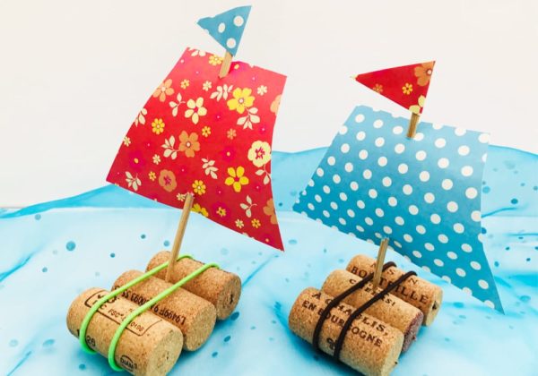 Mejores manualidades con corcho MANUALIDADES PARA NIÑOS barquito