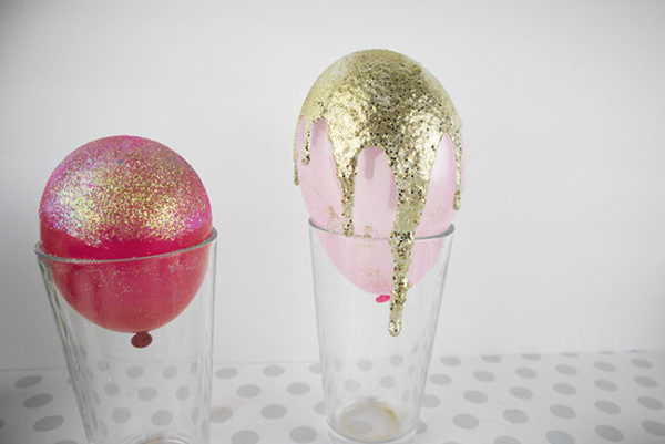 Mejores manualidades con purpurina NIÑOS FOTOS globo