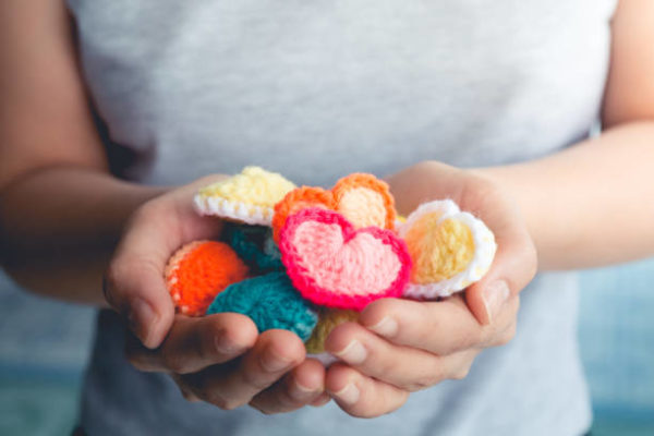 Mejores manualidades ganchillo corazones