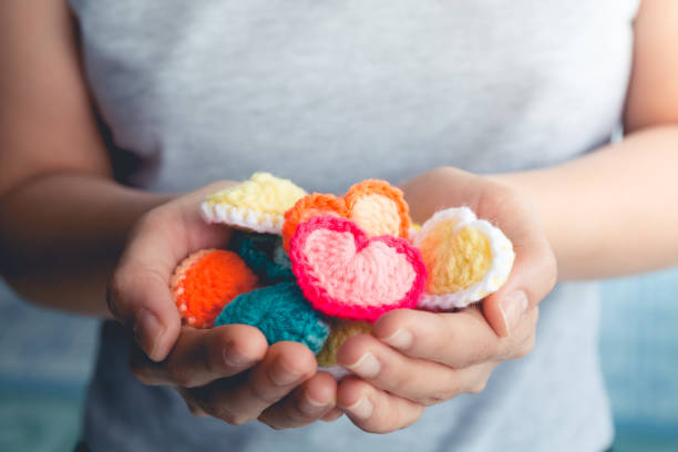 Mejores manualidades ganchillo corazones