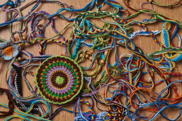 Mejores manualidades ganchillo posavasos colores