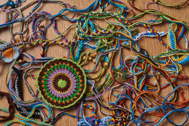 Mejores manualidades ganchillo posavasos colores