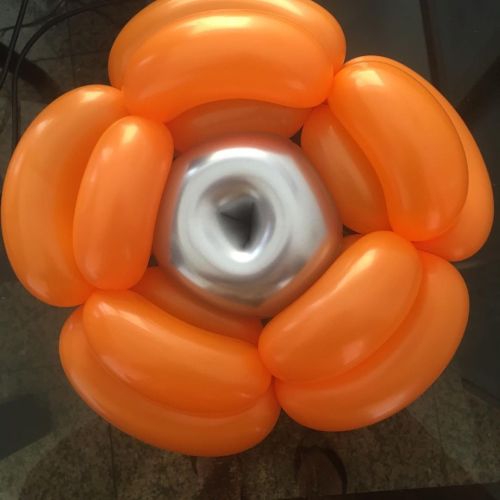 Flor con globos