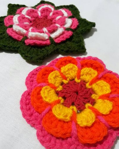 Flores de ganchillo