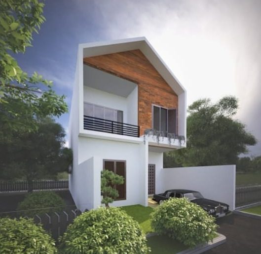 Ideas consejos para hacer fachada casa pequena FOTOS fachada blanca madera