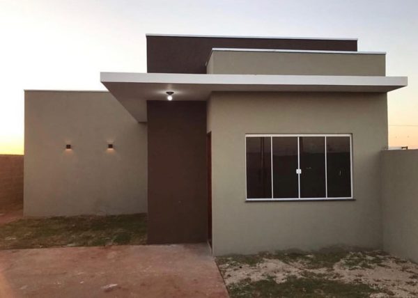 Ideas consejos para hacer fachada casa pequena fachada con colores neutros 