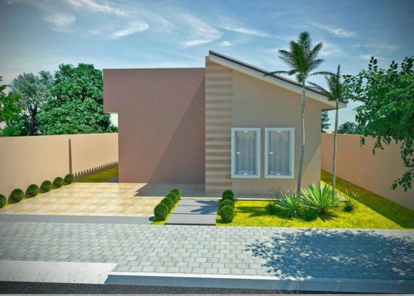 Ideas consejos para hacer fachada casa pequena fachada con diseño moderno 