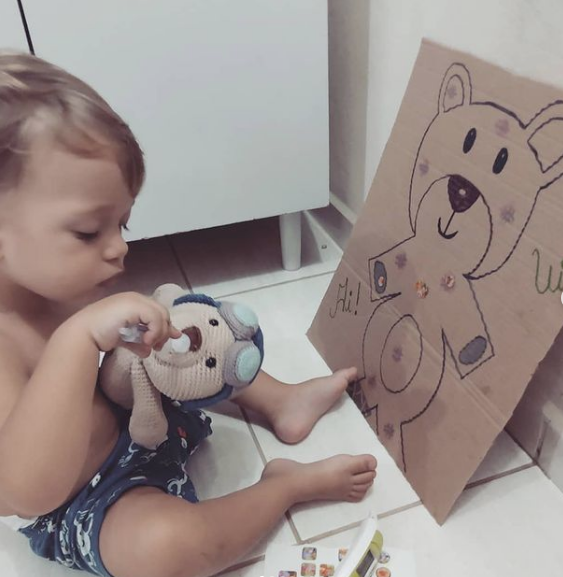 Los mejores juegos caseros educativos para hacer con niños osito