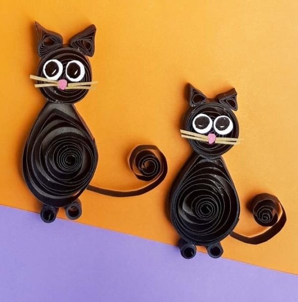 Mejores manualidades dia internacional gato de papel