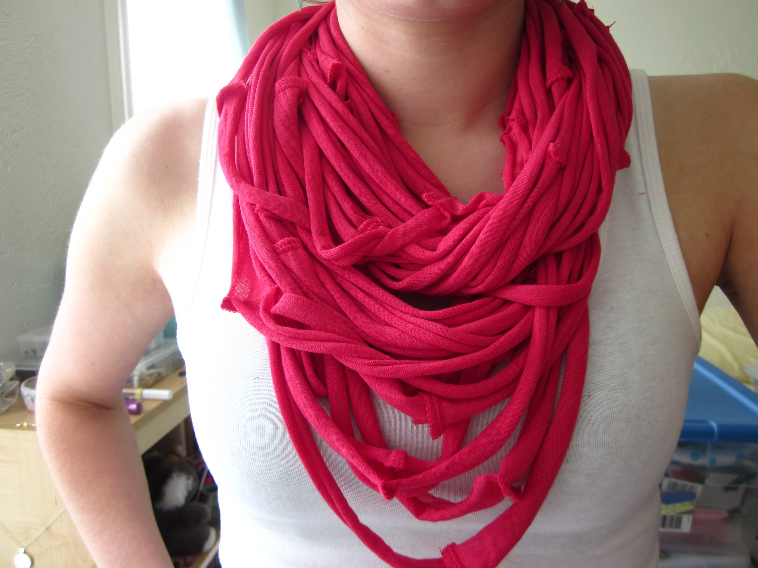 Mejores ideas manualidades para reciclar ropa vieja FOTOS pañuelo