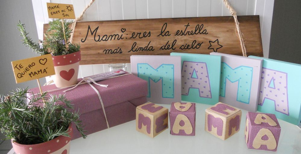 MEJORES ideas para decorar casa en el dia de la madre FOTOS cubos