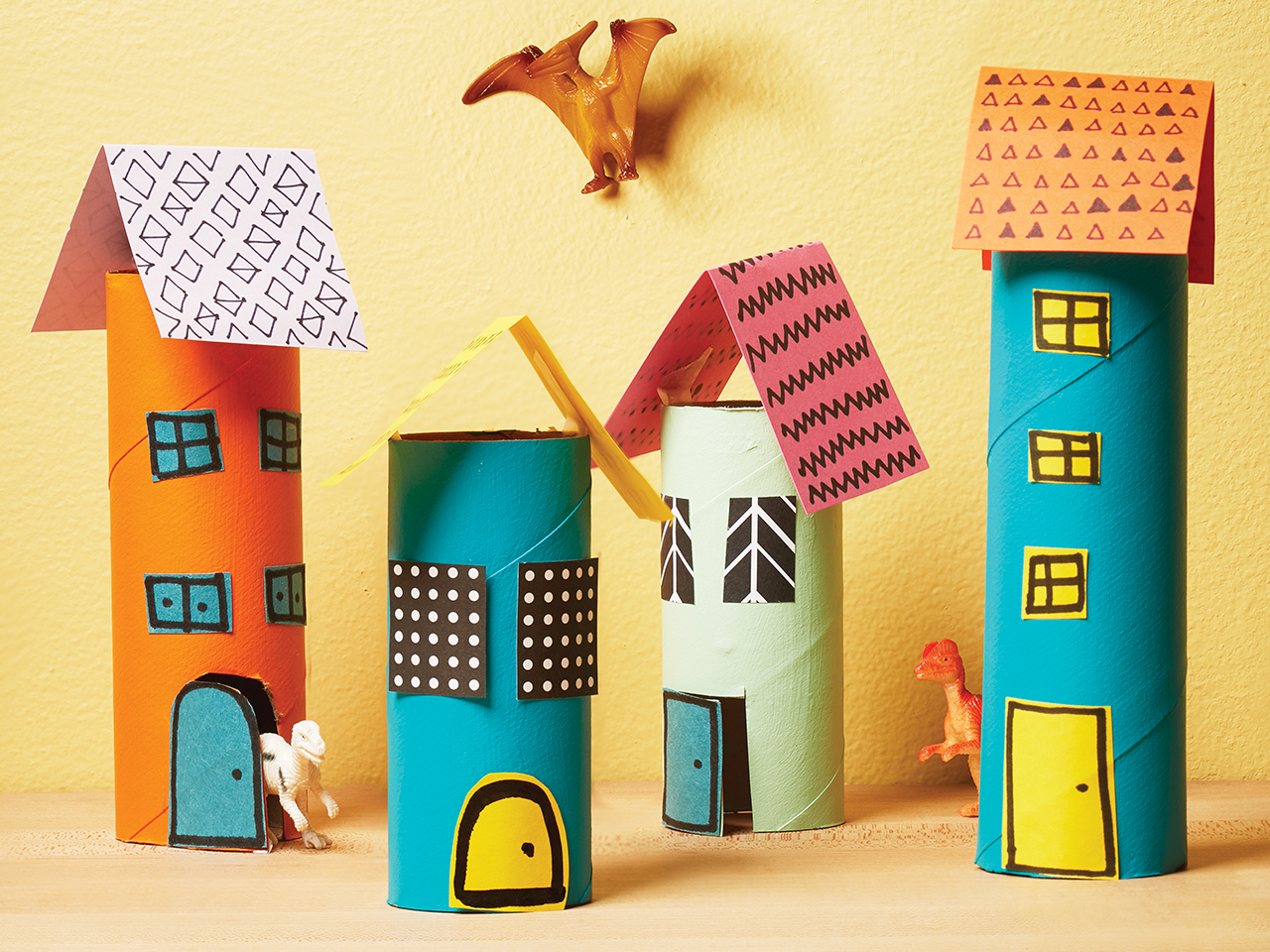 Manualidades faciles de verano para ninos FOTOS casitas