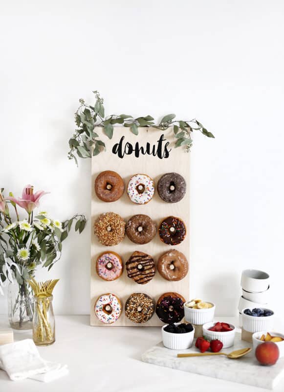 Mejores ideas para decorar casa en el dia de la madre panel donuts