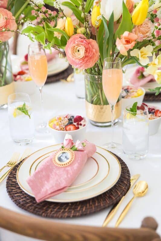 Mejores ideas para decorar casa en el dia de la madre servilleta mesa