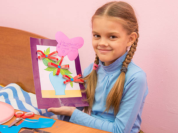 Mejores regalos para el dia de la madre con cartulinas FOTOS tarjeta relieve