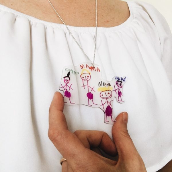 Mejores regalos para el dia de la madre con cartulinas collar