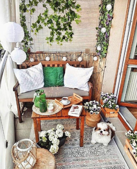 30 Ideas para decorar la terraza en Primavera Verano rinconcito