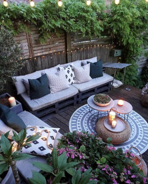 30 Ideas para decorar la terraza en Primavera Verano boho chic