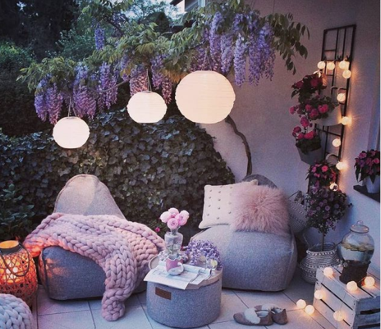 30 Ideas para decorar la terraza en Primavera Verano piedras