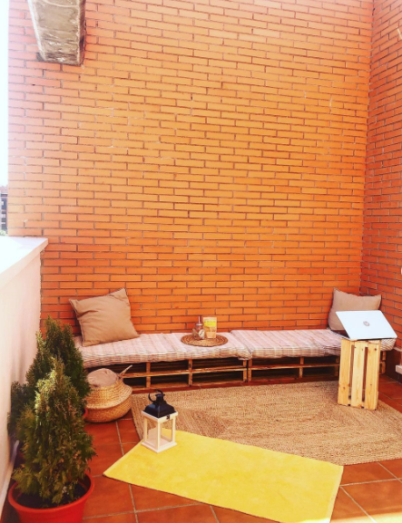 30 Ideas para decorar la terraza en Primavera Verano palés