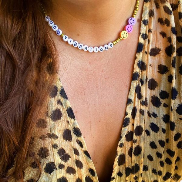 Como hacer collares de cuentas y smileys collar cuentas letras