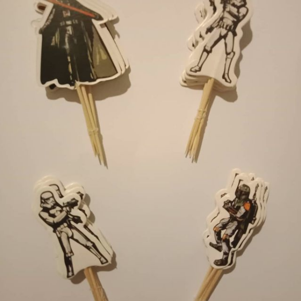 Manualidades de Star Wars para niños en muñecos palillos
