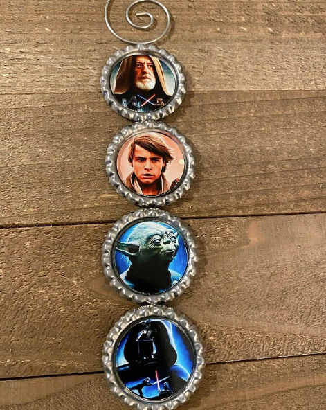 Manualidades de Star Wars para niños en chapas