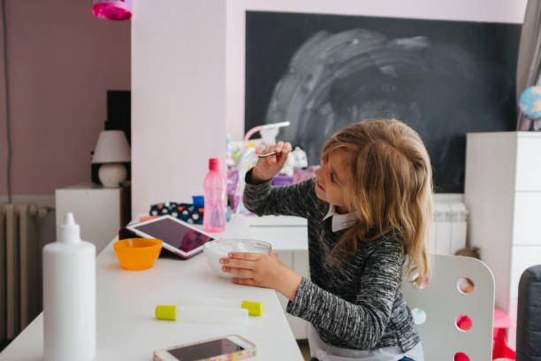 Como se hace el slime casero paso a paso para ninos 9