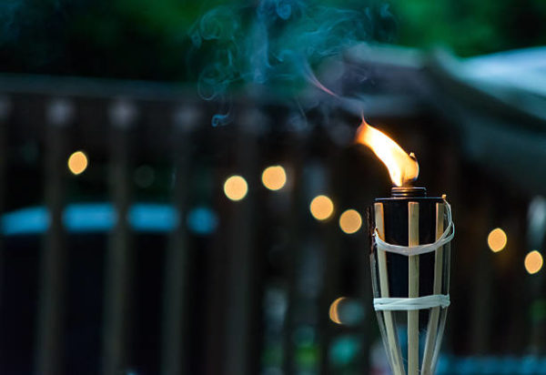 Las mejores ideas para iluminar tu jardin sin contaminar antorcha jardin 