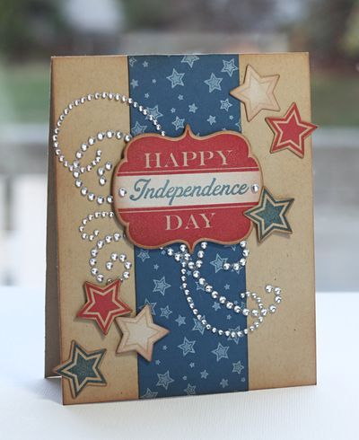 Las mejores tarjetas hechas a mano para el dia de independencia de los estados unidos FOTOS carton reciclado