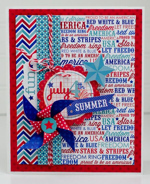 Las mejores tarjetas hechas a mano para el dia de independencia de los estados unidos con letras