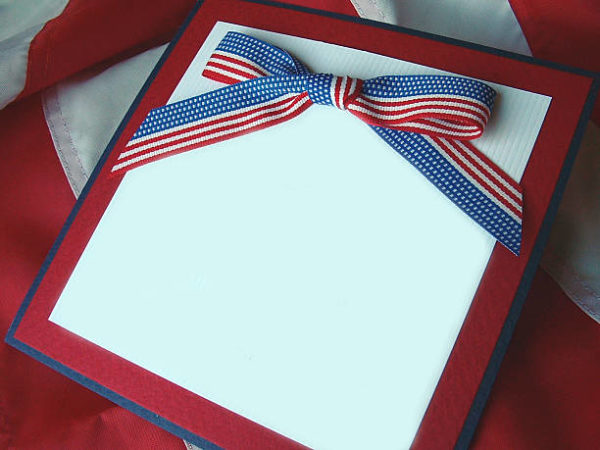 Las mejores tarjetas hechas a mano para el dia de independencia de los estados unidos tela