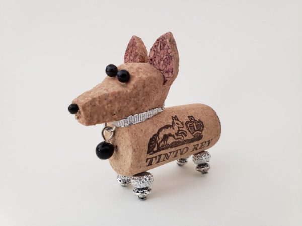 Ideas y consejos para hacer animales con corchos para niños cool perro