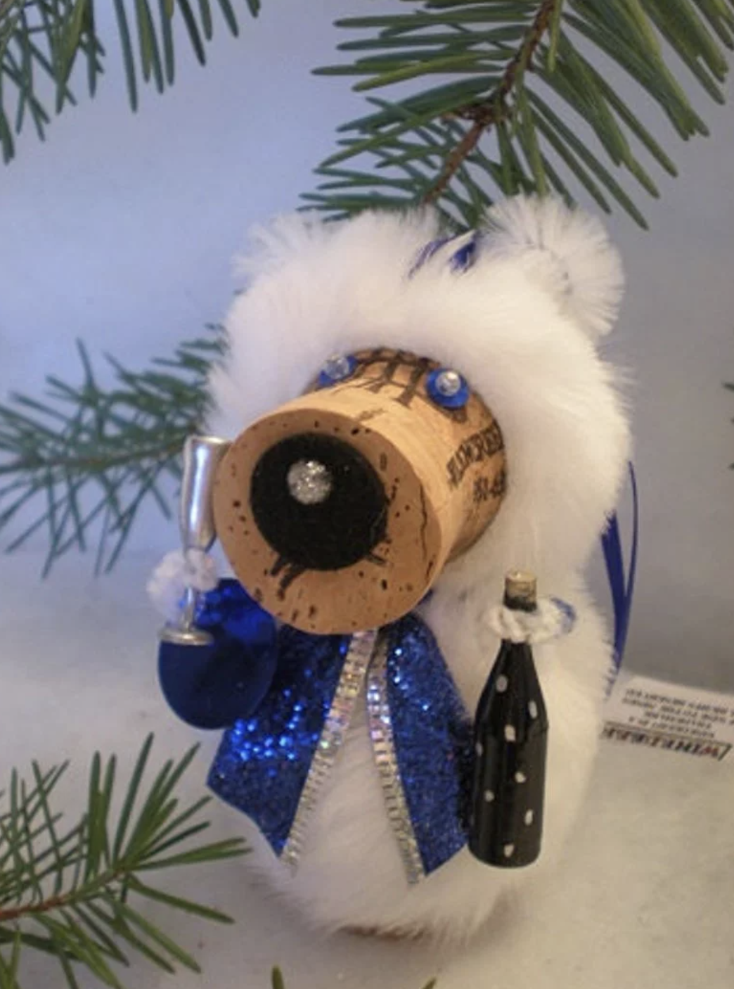 Ideas y consejos para hacer animales con corchos para niños perro navideño