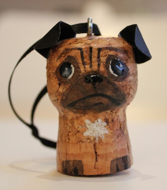 Ideas y consejos para hacer animales con corchos para niños perro triste