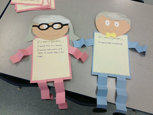 Las mejores ideas para hacer manualidades con los abuelos post-it